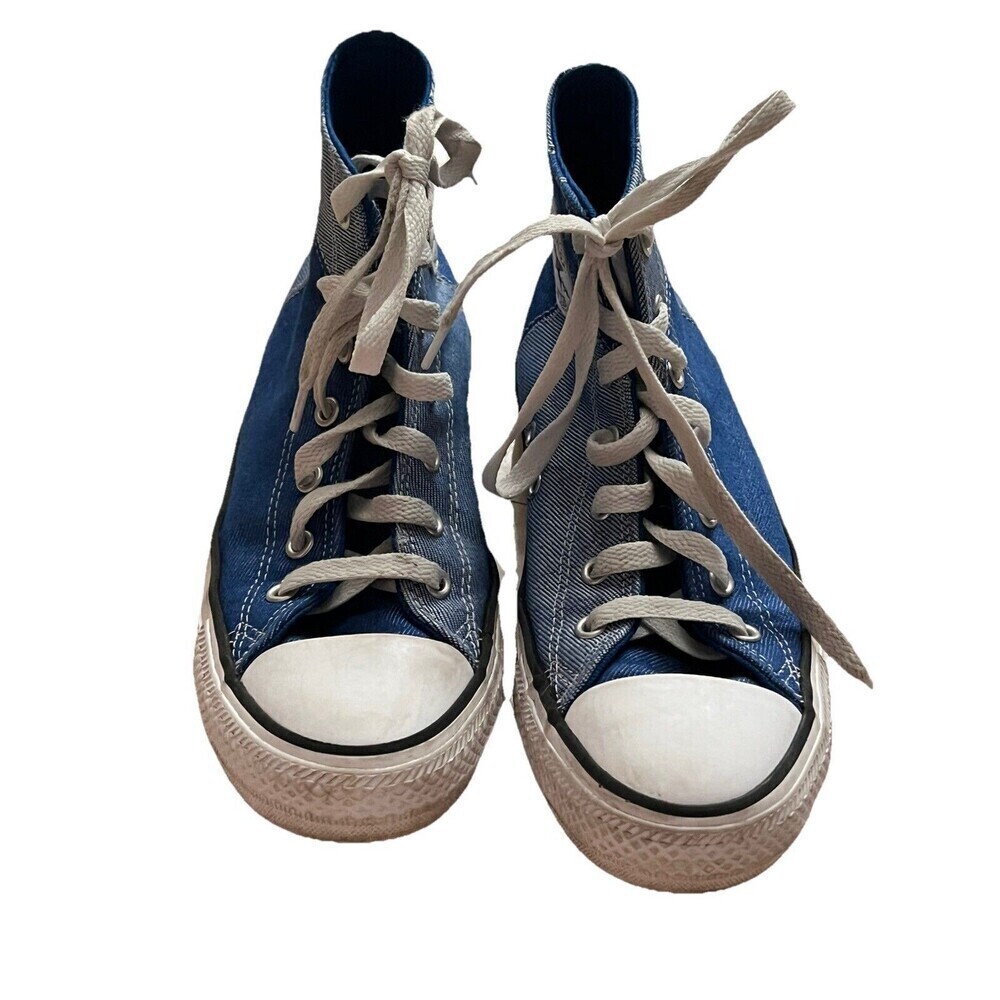 Converse Chuck Taylor Denim All Star Split Panel Summer Twill BL US 5 - Picture 2 of 9